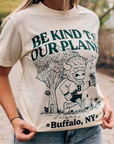Be Kind To Our Planet Cream Short Sleeve Shirt