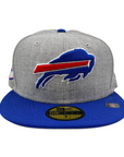 New Era Buffalo Bills Primary Logo Heather Gray Fitted Hat