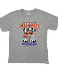 Youth Buffalo Bandits Three In a Row NLL Championship Heather Gray T-Shirt