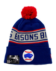 Buffalo Bisons Royal and Grey Knit Winter Hat
