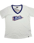 Women's Plus New Era Bills With Pennant White Short Sleeve Shirt
