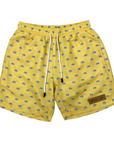 Sunlight Yellow BFLO Men's Swim Trunks