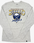 '47 Brand Buffalo Sabres Retro Style Gray Franklin Long Sleeve