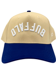 Cream White Two Tone "Buffalo" Hat