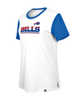 Women's New Era Bills 2023 Sideline Royal & White Short Sleeve Shirt