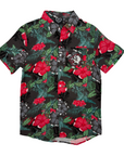 Buffalo Sabres Floral Hibiscus Alternate Logo Button Up