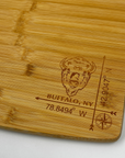 Buffalo Coordinates Bamboo Cutting Board
