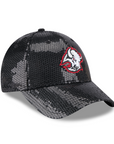 Women's New Era 9FORTY Buffalo Sabres Alternate Logo Black Sequin Hat