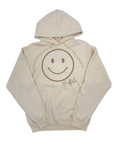 Buffalo Smiley Face Cream Hoodie