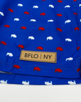 Royal Blue BFLO Men's Swim Trunks