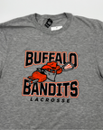 Buffalo Bandits Gray Short Sleeve Shirt