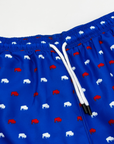 Royal Blue BFLO Men's Swim Trunks