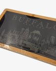 Buffalo, New York Slate & Wood Cutting Board