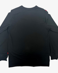 New Era Buffalo Bills Black Oversized Vertical Graphic Long Sleeve T-Shirt