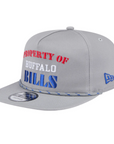 New Era The Golfer Buffalo Bills "Property Of" Vintage Style Rope Snapback