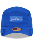 New Era Buffalo Bills 2025 Sideline Hot Weather Royal Adjustable Runner's Cap