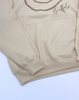 Buffalo Smiley Face Cream Hoodie
