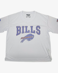 Women's Buffalo Bills White Rhinestone Oversized Jersey