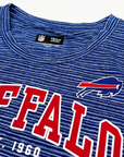 Women's New Era Bills Royal Space Dye Activewear T-Shirt