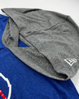 New Era Bills Primary Logo Heather Blue Lightweight Short Sleeve Hoodie