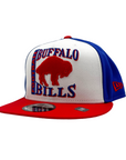 New Era Bills Colorblock with Retro Logo Snapback