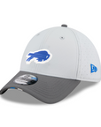 New Era 39THIRTY Buffalo Bills 2025 Training Camp Gray & Royal Stretch-Fit