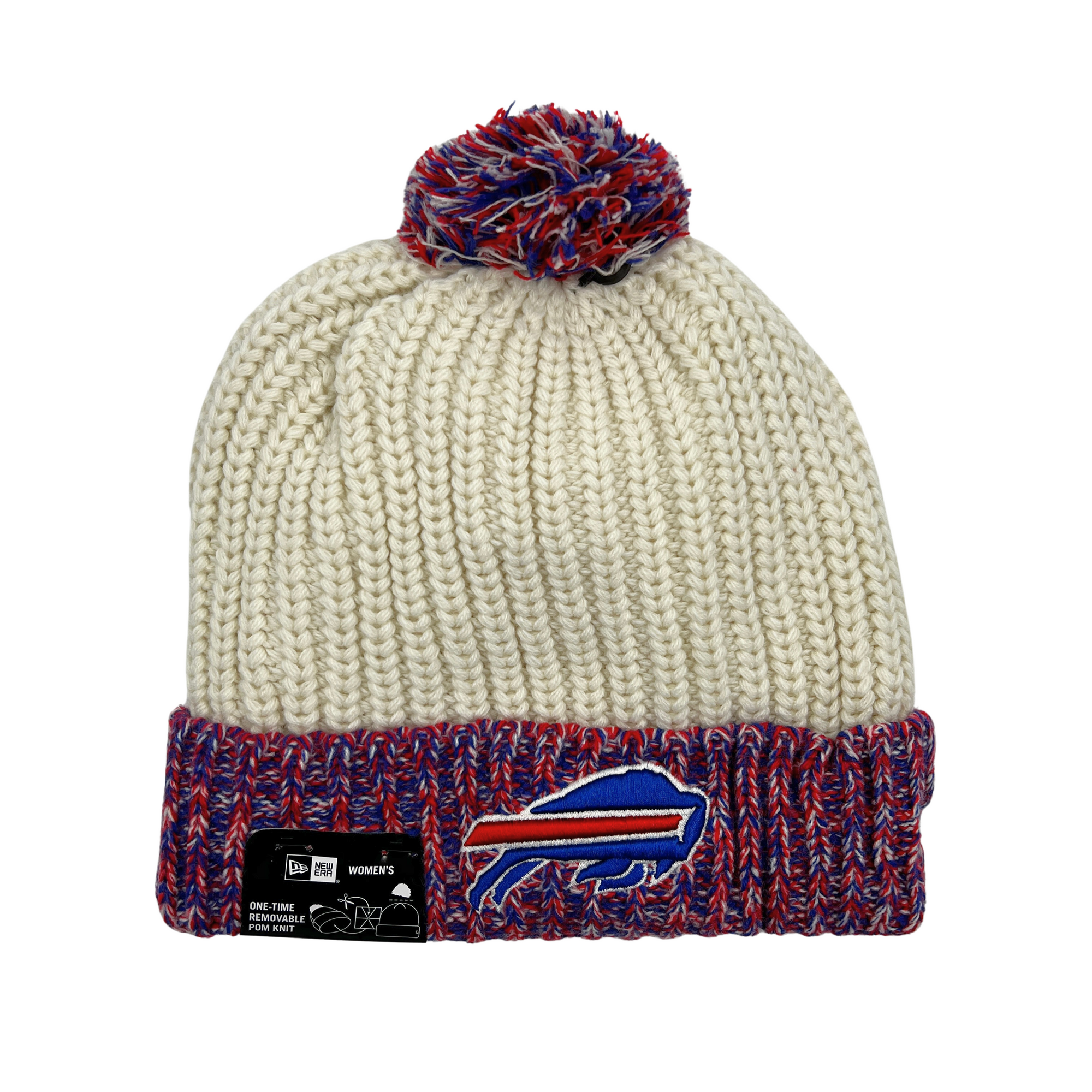 Women&#39;s New Era Buffalo Bills Primary Logo With Team Colors Knit Hat