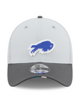 New Era 39THIRTY Buffalo Bills 2025 Training Camp Gray & Royal Stretch-Fit