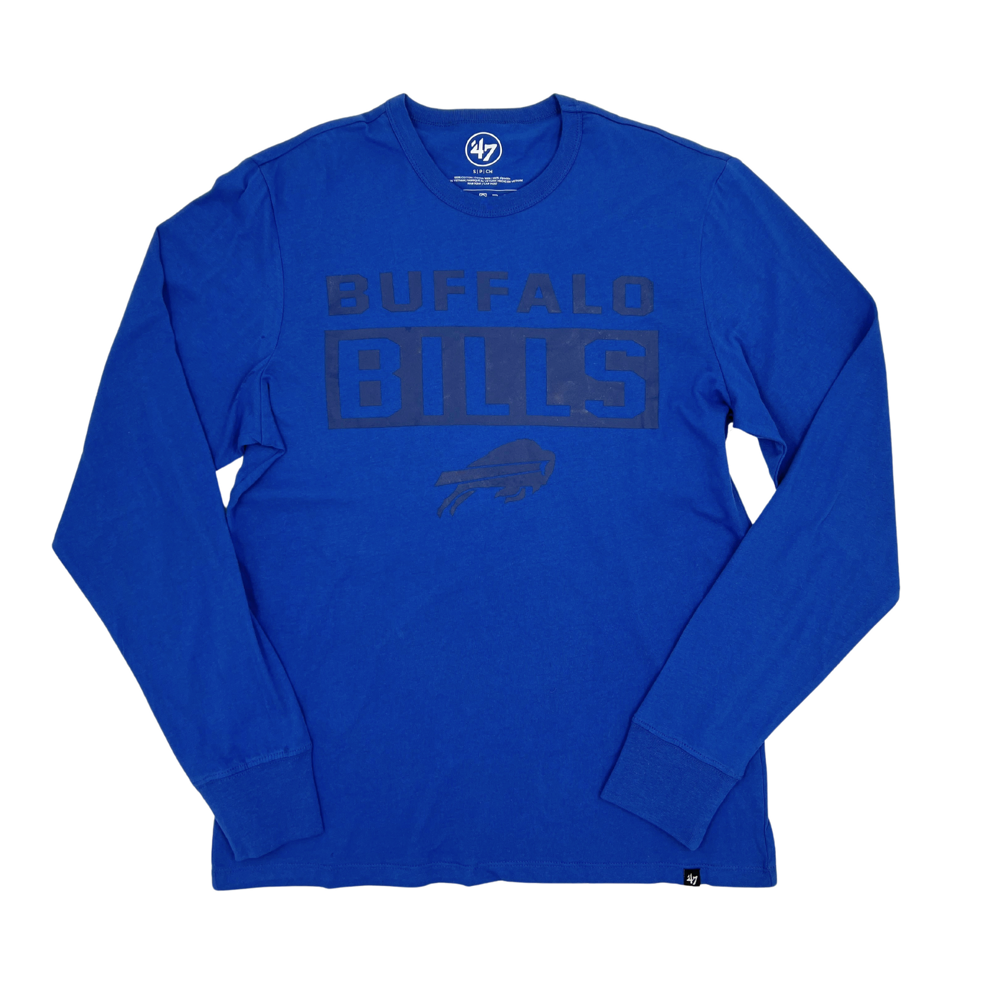 &#39;47 Brand Buffalo Bills Jetty Blue Framework Long Sleeve Shirt