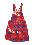 Buffalo Bills Primary Logo Historic Print Shortalls