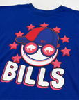 Youth Girls New Era Bills Royal With Happy Fan Short Sleeve Shirt