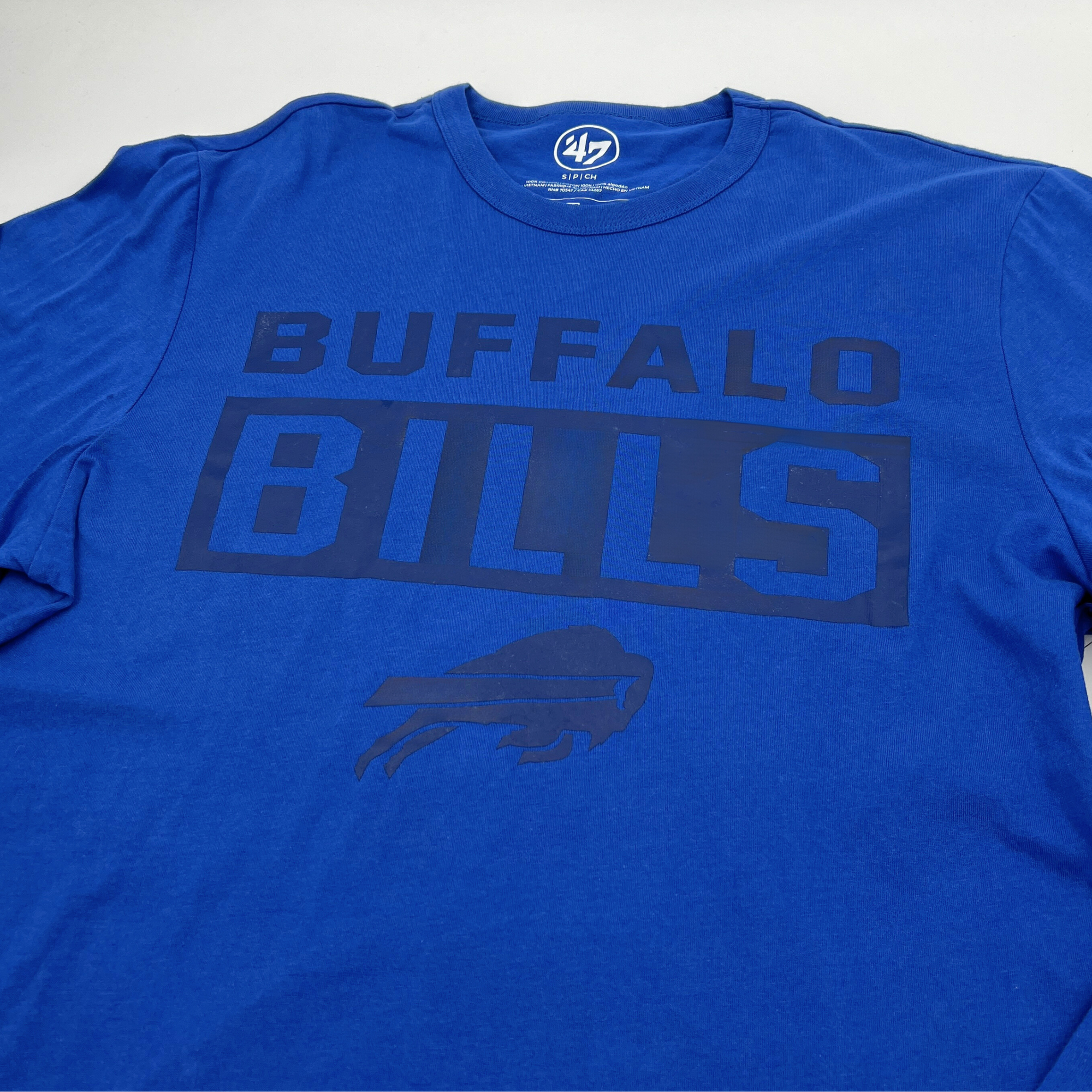 &#39;47 Brand Buffalo Bills Jetty Blue Framework Long Sleeve Shirt