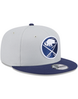 New Era 9FIFTY Buffalo Sabres Silver & Navy Colorpack Snapback