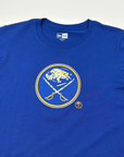 Women's New Era Sabres Floral Logo Royal T-Shirt