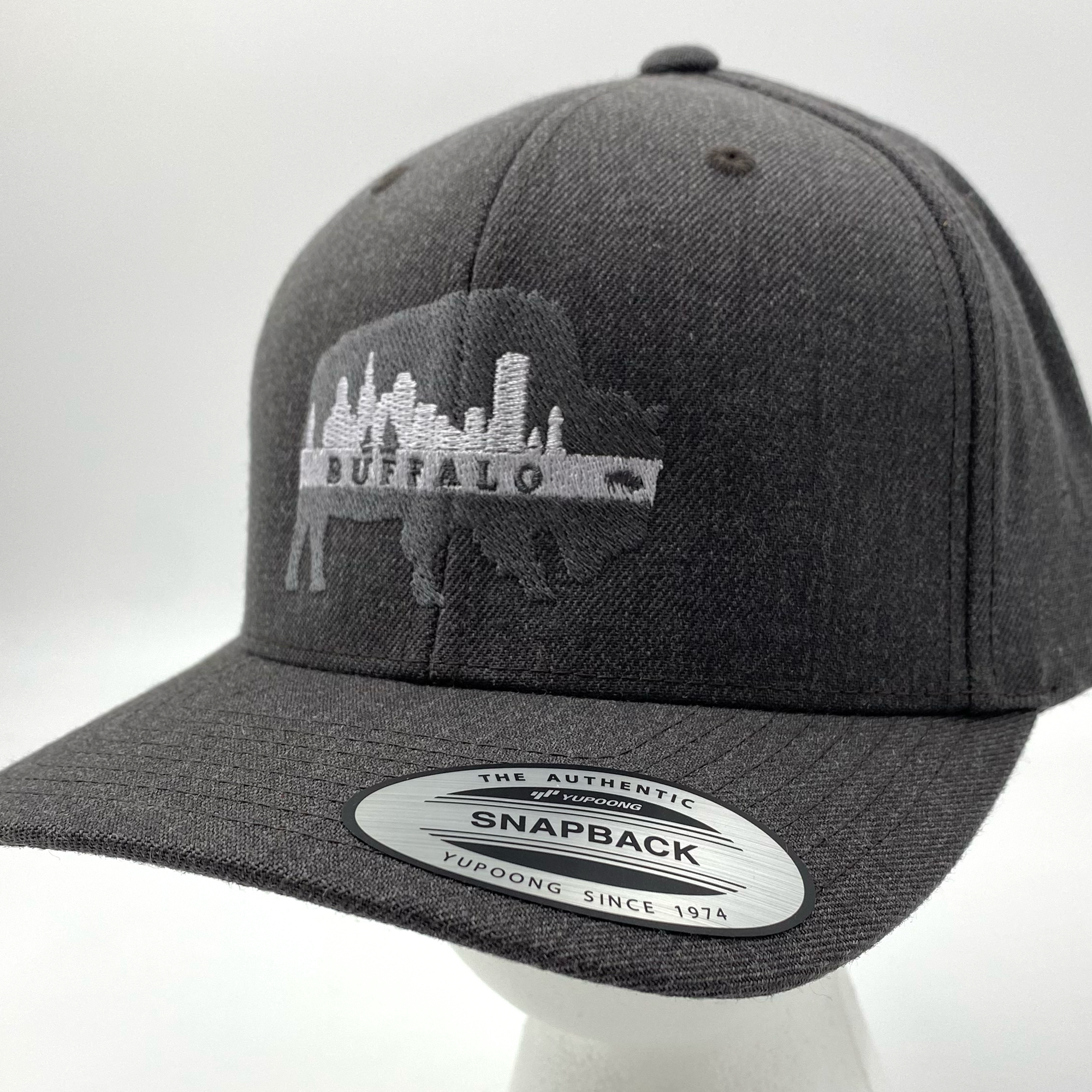 Buffalo Skyline Gray Adjustable Hat