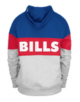 New Era Buffalo Bills Throwback Big & Tall Fashion Hoodie