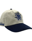 Buffalo City Seal Smiley Face Cream & Navy Cap
