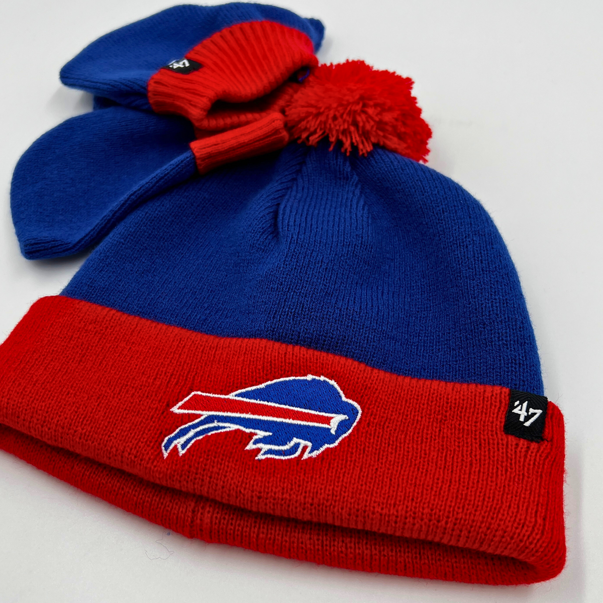 Toddler Buffalo Bills Winter Hat and Gloves Set