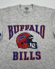 '47 Brand Buffalo Bills Gray With Red Helmet T-Shirt
