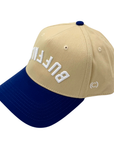 Cream White Two Tone "Buffalo" Hat