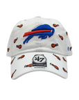 '47 Brand Buffalo Bills Primary Logo With Chicken Wings Adjustable Hat