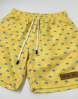 Sunlight Yellow BFLO Men's Swim Trunks