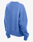 Women's New Era Buffalo Bills 1960 Helmet Royal Wash Crewneck