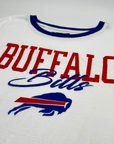 Women's New Era Bills With Primary Logo White Short Sleeve Shirt