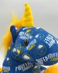 Buffalo Sabres Royal & Gold Unicorn Stuffed Animal