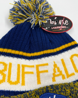 Buffalo 716 Royal & Gold Winter Knit Hat
