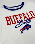 Women's New Era Bills With Primary Logo White Short Sleeve Shirt