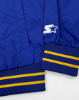 Women's Buffalo Sabres Royal & Gold Quarter Zip Starter Jacket
