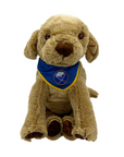 Buffalo Sabres Puppy With Royal & Gold Bandana Stuffed Animal