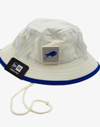 New Era Bills 2026 Toddler/Child White with Blue Brim Bucket Hat